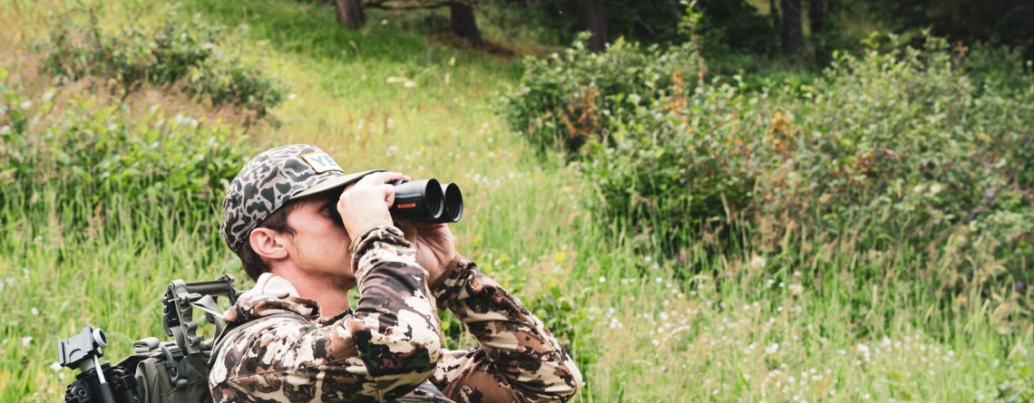 Summit ED Binoculars used in hunting