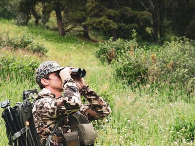 Summit ED Binoculars used in hunting