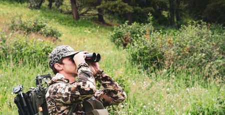 Summit ED Binoculars used in hunting